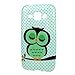 For Galaxy J1 , ivencase Fashion Hot Sales Cute Owl Slim Soft Silicone TPU Case Protective Cover For Samsung Galaxy J1 SM-J100 4G + One 'ivencase ' Anti-dust Plug Stopper