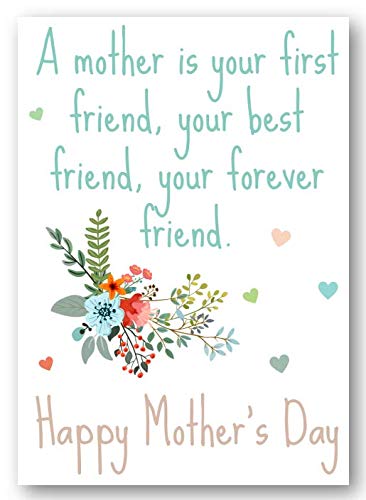 Second Ave Cute Mother First Friend Mother's Day Card For Mum