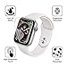 INGLE [6 Pack] for Apple Watch Series 4 / Series 5 Screen Protector (40mm), [Anti-Bubble] Full Coverage Film with Lifetime Replacement Warranty