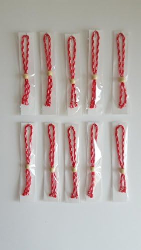 10 Handmade Bracelets"Make a wish!" Martenitsi Bulgarian Folklore Decoration Martenitsa