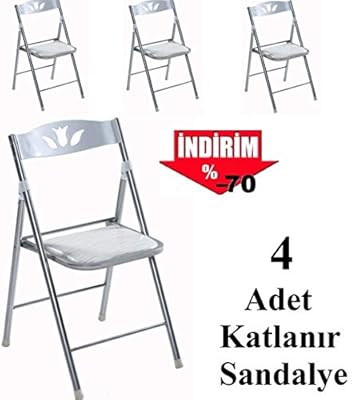 Bofigo 4 Adet Bahce Kamp Sandalyesi Katlanir Sandalye Trendyol