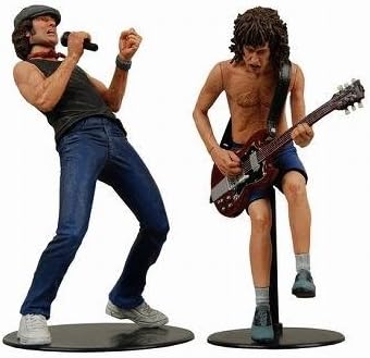 AC/DC Angus Young &amp; Brian Johnson 2PK Action Figure by Mamegyorai