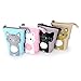 BTSKY Cute Carton Pen Pencil Case- Canvas Pencil Holder Pen Organizer Zipper Stationery Pouch Bag for Students Boys and Girls (Grey)