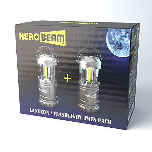 2 x LED Lantern V2.0 with Flashlight The Original & Best Lantern