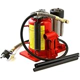 XtremepowerUS 20 Ton Low Profile Air Manual Hydraulic Bottle Jack Lifts Hoist