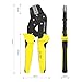 Wire Stripper and Crimping Tool Meterk 0.14-6mm² Adjustable Crimping Range With Carbon Steel + Alloy (Wire Crimper JX-06WF 0.25-6 mm)