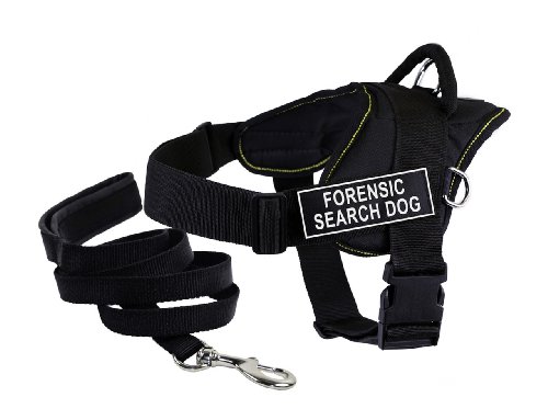 Dean & Tyler Bundle DT Fun Works 32 to 42-Inch "Forensic Search Dog" Yellow Tri…