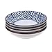 Beautyflier Set of 4 Ceramic Sauce Dish Soy Sauce Dipping Bowls Appetizer Plates Side Dishes Serving Dish Japanese Style Dinnerware Set (Leaf&flower(3.5inch))