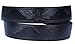 F&L CLASSIC Western Embossed Belt for Buckles 100% One Piece Leather, Made in USA (38-40 Large, BLACK)#2022