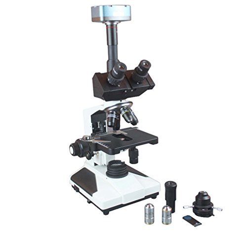 Radical Trinocular Phase Contrast Vet Sperm Asbestos LED Microscope w 1.3Mp Camera