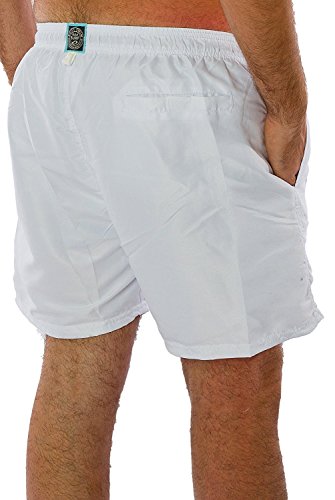 Exist American Flag Men's Swim Trunks (XX-Large, White)