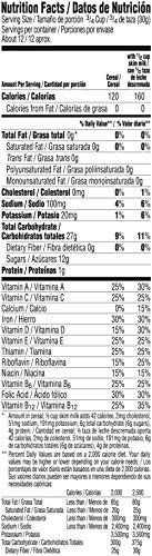 Kellogg's Frosted Krispies, Breakfast Cereal, Toasted Rice Cereal, Fat-Free, 13 oz Box