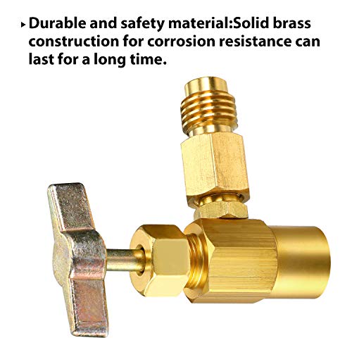 5 Pieces+Refrigerant+Opening+Vacuum+Adapter