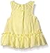 Calvin Klein Baby-Girls Chiffon with Jersey Lining Yellow and Printed Leggings, Yellow, 0-3 Months