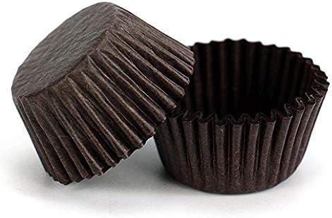 Mini Baking Paper Cup 400-Pack Brown Cupcake Liners Disposable Baking Cup Muffin Liners For Baking