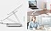 Height Adjustable Aluminum Laptop Stand | Ergonomic Design & Lightweight Stand Compatible with 15.6″ MacBook Pro/Air, Dell, Hp, Samsung, Apple Laptop | Stylish Foldable Laptop Holder for Office Deskthumb 1