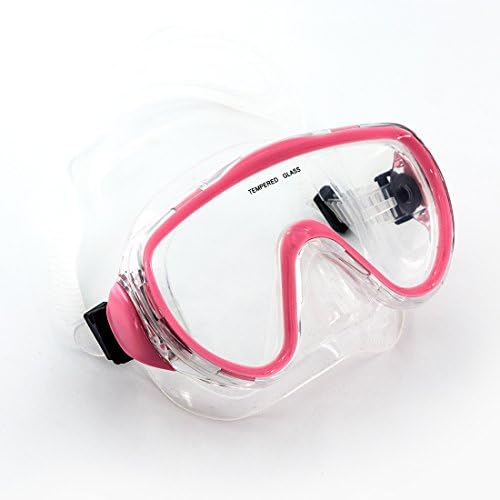 Scuba Mask Diving Mask Free Diving Glasses Snorkeling Mask Snorkel Goggles with Tempered Anti-Fog Lens Glasses with Silicone Skirt Soft Flexible Silicone Strap for Adult Men Women Boys Girls