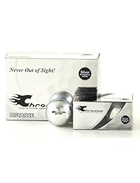 Chromax pelotas de golf para distancia (paquete de 6 de alta visibilidad