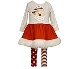 Bonnie Jean Girls' Santa Tutu Set