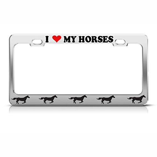 Horse License Plate Frames Kritters in the Mailbox