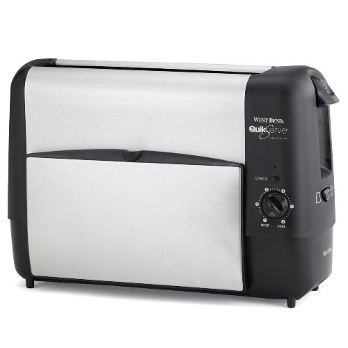 West Bend 78222 QuikServe Toaster, Stainless Steel best price in amz