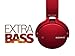 Sony MDRXB650BT/R Extra Bass Bluetooth Headphones, Red