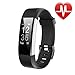 Letsfit Fitness Tracker HR, Activity Tracker Watch with Heart Rate Monitor, Pedometer, Sleep Monitor, 14 Sports Modes, Step Counter, Calorie Counter, IP67 Waterproof Fitness Watch for Kids Women Men