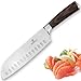 Santoku Knife Soufull Mirror Polished 7 inches High Carbon Stainless Steel Knife Professional Knife with Premium Packaging