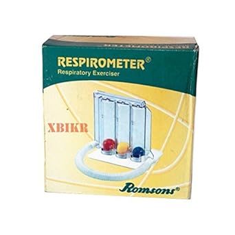 Wellness Pulse Respirometer Three Ball Deep Breathing Lung Exerciser