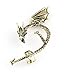 Voberry Men Women Eye Catching Cool Anti Earring Ear Cuff Clip In Winged Dragon Shape Ear Hanging Earrings