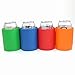 Foam for Beer or Soda Can Mulitpack Set of 4 Bright Color Pack