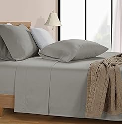 600 Thread Count Queen Sheets, 4 Pc Queen Bed