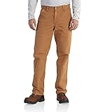 Carhartt Men's Relaxed Fit B11 Washed Duck Work Dungaree, Carhartt Brown, 34W x 32L