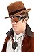 Gold Steampunk Costume Goggle Eyepatch Monocle by elope
