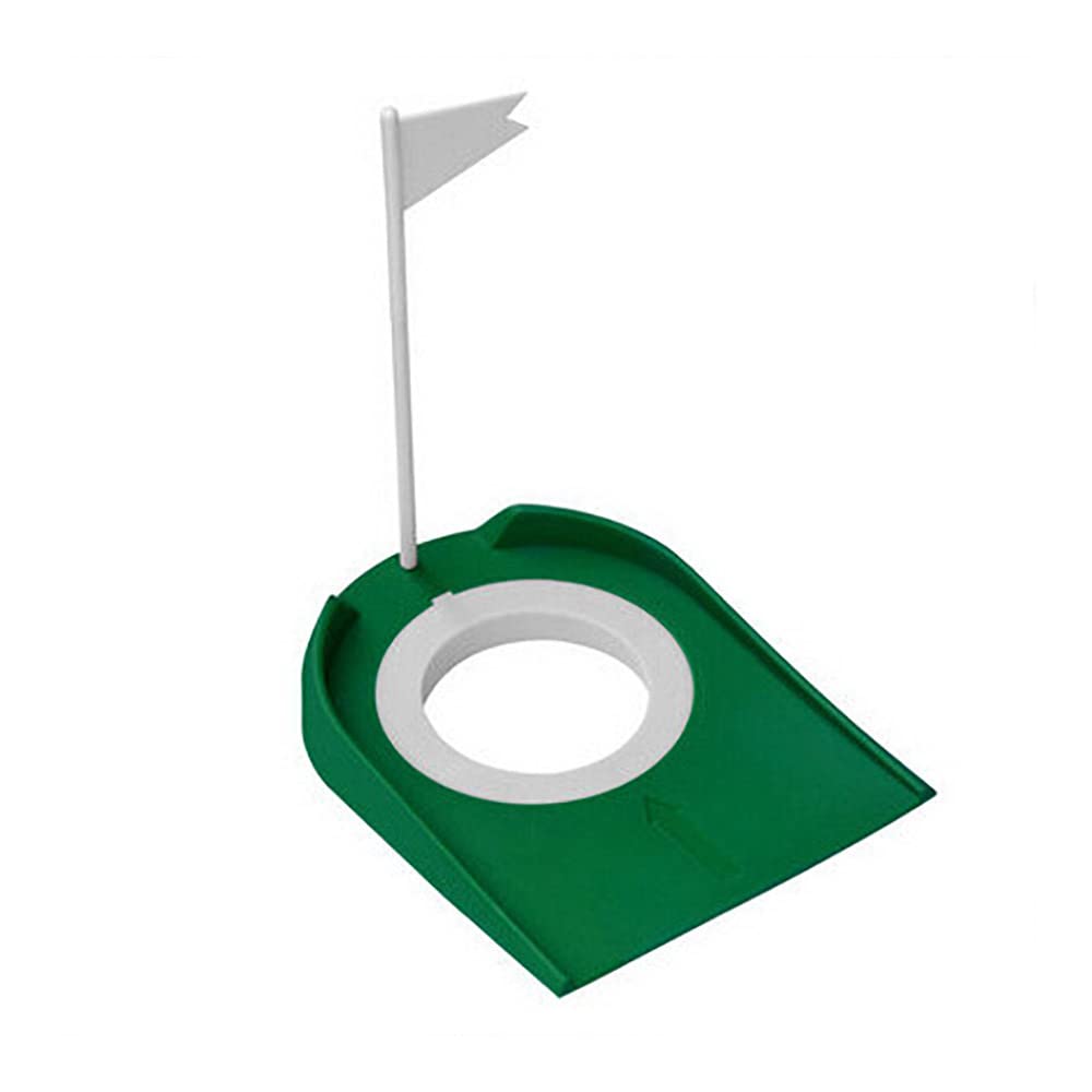 VOANZO 2PCS Golf Cup Golf Hole Golf Putting Practice Flag Putt Training Hole for Men Women Kids Indoor Outdoor Home Office Backyard Golfing