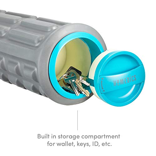 image for Gladiator Vibration Foam Roller | 3 Speed Massager, Built In Storage, 