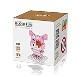 LOZ Diamond Blocks Nanoblock Hello Kitty Featuring Pink Pig Educational Toy 100pcs