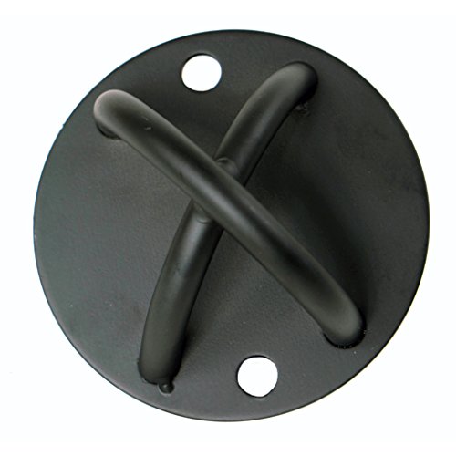 Iron Core Athletics Wall/Ceiling Mount Fitness Anchor - Use with Suspension Training Straps, Battle Ropes, Exercise Bands. Hardware for Wood and Concrete