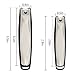Gotofine Nail Clipper Set with Catcher - Fingernail and Toenail Clipper Cutter, No Mess Nail Fragments, Anti-Skid Handle, Premium Quality Stainless Steel, PU Case Included