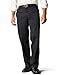 Dockers Men's Straight Fit Signature Lux Stretch Khaki Pant, Black (Cotton), 36W x 32L