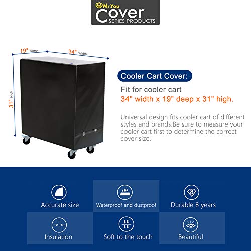 4 Cooler+Cart+Cover+Waterproof+Protective