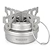 TOMSHOO Titanium Camping Stove Titanium Cup Mug Pot Compact Durable Portable Camping Cookware Mess Kit with Pot Spork Pan Water Bottle(Optional) (Titanium Camping Stove)