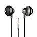 Wired in-Ear Earphones, Acode 3.5mm Metal Housing Earbuds Headphones Best Bass Stereo Headset Compatible with iPhone 6s 6 5s Se 5 5c 4s Plus Samsung Galaxy S8 S7 S6 Plus
