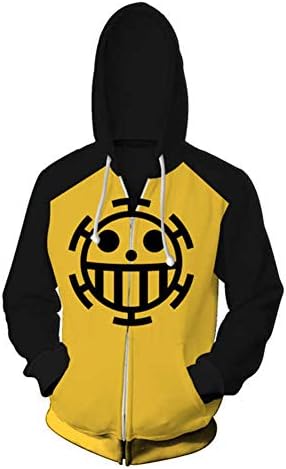 Unizero Long Sleeve Anime One Piece Hoodie Autumn Sweatshirt