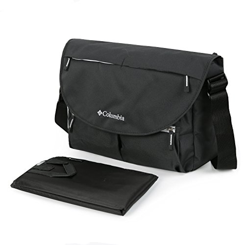 Columbia Outfitter Messenger Diaper Bag, Black Pricepulse