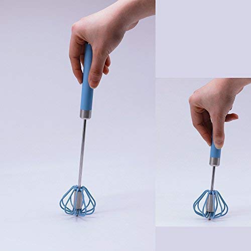 Miracle Whisk Hand Push Mixer for Thin Liquids Cooking Egg Beater