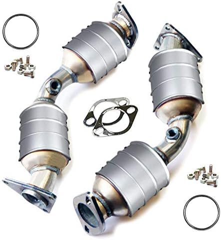 Catalytic Converter Replacement | Front Passenger & Driver Side 2007-2008 Infiniti G35 3.5L | 2008-2009 G37 | 2007-2008 Nissan 350Z | Sedan ONLY | Direct Fit with Gaskets & Bolts Included OBDII