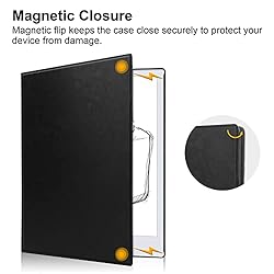 KuRoKo Slim Lightweight Book Folios Leather Case