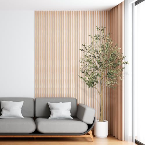 FEELEAD 6ft Faux Olive Tree – Tall Artificial Olive Tree 180cm with Natural Trunk, Fake Olive Tree Indoor Decor, Olive Plant Artificial Indoor for Home and Office