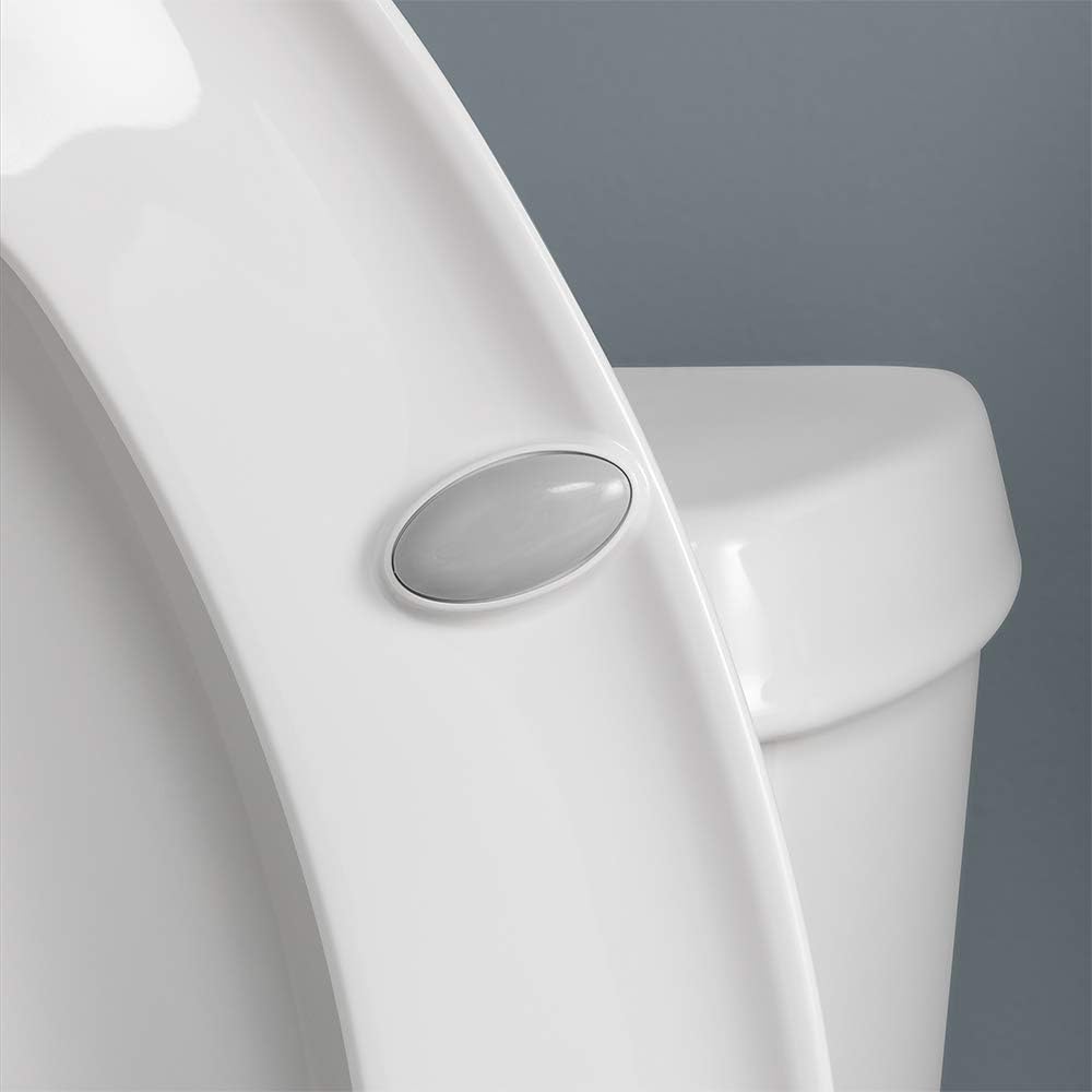 Mayfair 1870FZ 000 TruComfort ELONGATED Toilet Seat with Inserts Provides Comfort and Relieves Pressure Points, White - - 